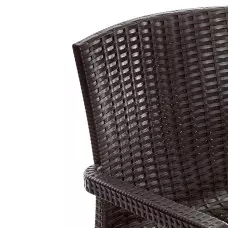 Стилен градински стол - Кафяв Стилен градински стол - Кафяв