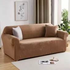 Кадифен калъф за диван - Карамел Кадифен калъф за диван - Карамел