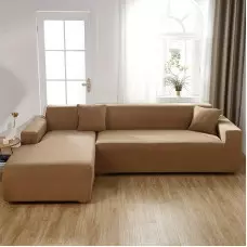 Кадифен калъф за ъглов диван - Карамел Кадифен калъф за ъглов диван - Карамел