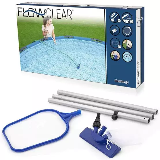 Комплект за почистване на басейн BESTWAY Flowclear