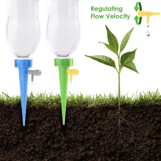10 броя устройства за автоматично поливане на растения с контролен клапан