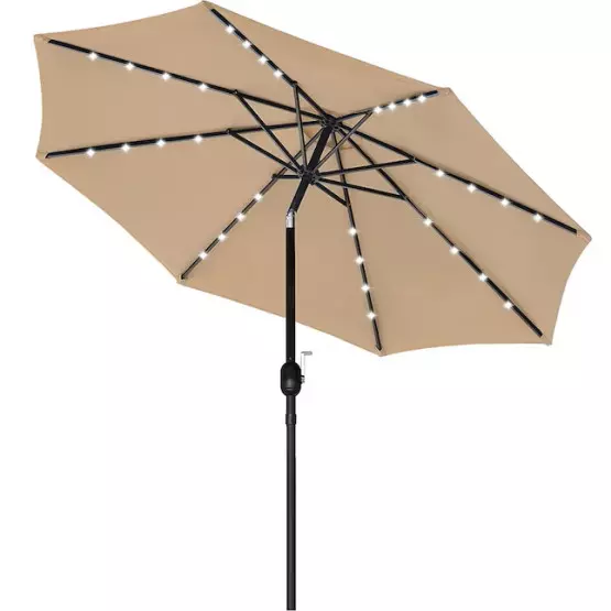 Градински чадър с LED и Bluetooth говорител 