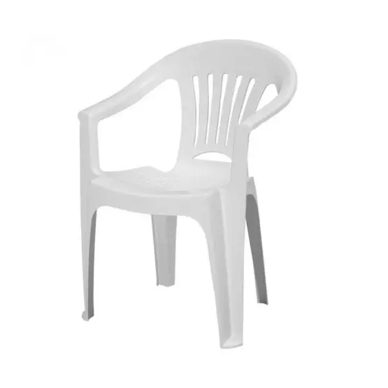 Пластмасов стол - Бял