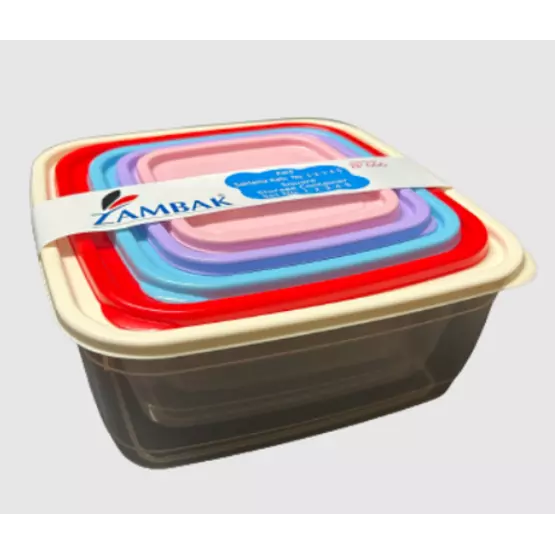 Комплект кутии за съхранение на храна - 5 броя
