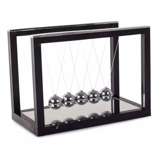 Махало за бюро с 5 топчета и огледало, 20x15x11 см.