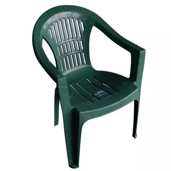 Градински пластмасов стол - Зелен