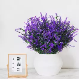 12 crengute artificiale de lavanda