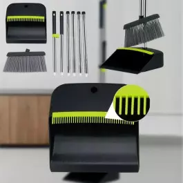 Set spatula cu perie de curatare - neagra