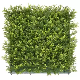 Panou din decor verde artificial - 50x50 cm.