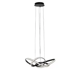LED κρεμαστό φωτιστικό, 45W, IP20, μαύρο