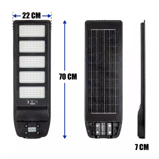 Соларна улична лампа COB - 500 W Соларна улична лампа COB - 500 W