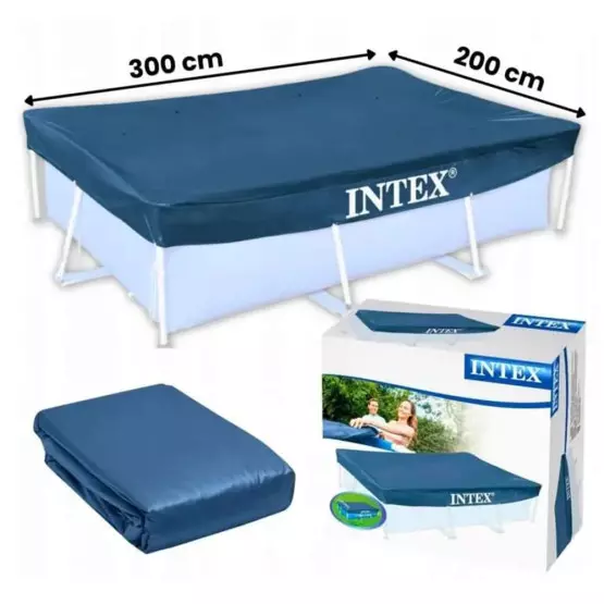 Покривало за правоъгълен басейн Intex 28038, 3.0 х 2.0 м