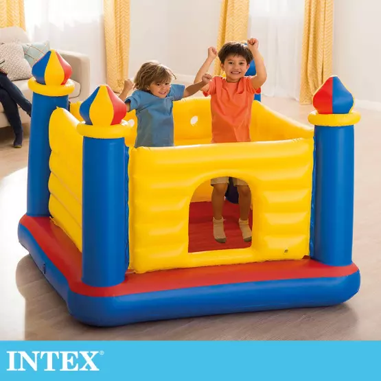 Детски надуваем батут Замък Intex 48259NP, 175 х 175 х 135 см