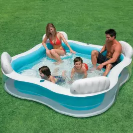 Басейн със седалка семеен Intex 56475, 229 x 229 см