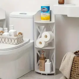 Водоустойчив ъглов шкаф за баня, кухня, хол, коридор, тераса