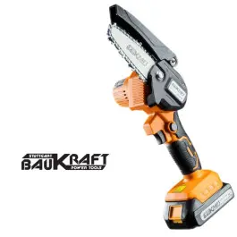 Акумулаторен верижен трион / резачка BAUKRAFT BK-GP23 Set, 18V/2Ah, 10 см