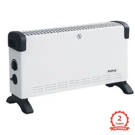 Конвектор Rosberg R51974F, 2000W, 3 степени, Автоматично изключване, Защита от прегряване, Термостат, Бял