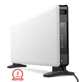 Конвектор с дистанционно Voltz V51974B, 2000W, 4 режима, 5-45C, Таймер, LED дисплей, Бял