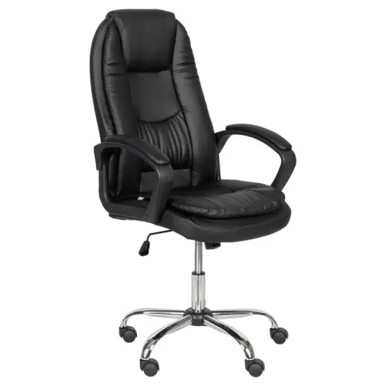 Президентски офис стол Carmen 6682-1 LUX - черен