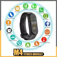 Смарт гривна Smart technology M4, Пулс, Кръвно налягане, Влагоустойчива Смарт гривна Smart technology M4, Пулс, Кръвно налягане, Влагоустойчива