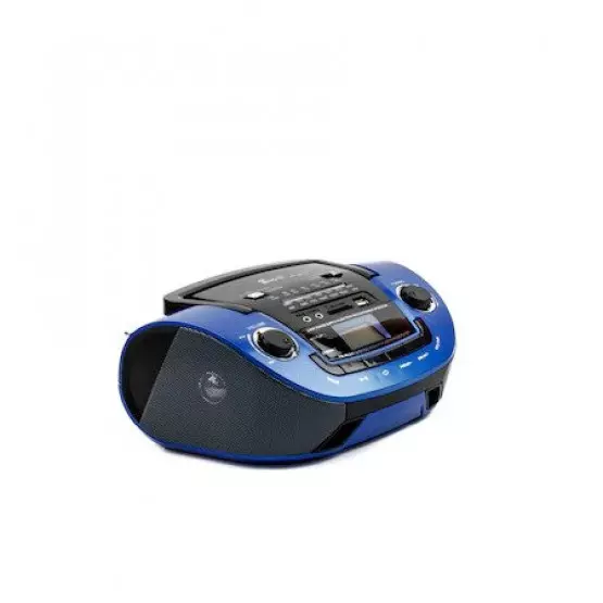 Радио Fepe FP-201U, С MP3 плейър, USB, SD карта, AM/FM/SW1/SW2, Синьо