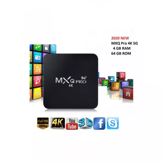 Приемник за онлайн телевизия Android 10.1 Тв Бокс MXQ PRO 5G