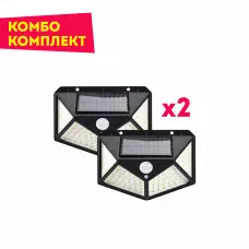 2бр. Мощна Соларна Лампа 100 Диода 2бр. Мощна Соларна Лампа 100 Диода