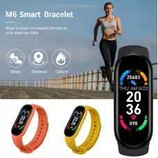 Смарт гривна Smart technology M6, Пулс, Кръвно налягане, Влагоустойчива Смарт гривна Smart technology M6, Пулс, Кръвно налягане, Влагоустойчива