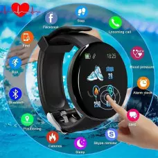 Смарт Часовник D18, Android, iOS/ Android, Bluetooth-Свързаност, Водоустойчив, Кръвно, Пулс Смарт Часовник D18, Android, iOS/ Android, Bluetooth-Свързаност, Водоустойчив, Кръвно, Пулс