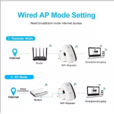 WiFi усилвател за безжичен интернет, до 300Mbps WiFi усилвател за безжичен интернет, до 300Mbps