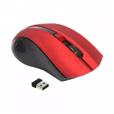 Геймърска Безжична USB оптична 6D мишка с до 2400 DPI, цвят - Червено/Черно Геймърска Безжична USB оптична 6D мишка с до 2400 DPI, цвят - Червено/Черно