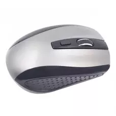 Компактна Безжична USB оптична 6D мишка с регулируем DPI - СребристоСиво + Черно Компактна Безжична USB оптична 6D мишка с регулируем DPI - СребристоСиво + Черно