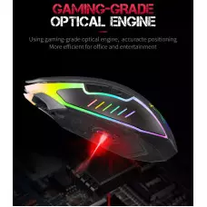 Геймърска Жична USB 6D мишка 3600 DPI, 7 променящи се цвята LED подсветка Геймърска Жична USB 6D мишка 3600 DPI, 7 променящи се цвята LED подсветка