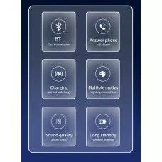 Смарт LED лампа-зарядно с високоговорител Смарт LED лампа-зарядно с високоговорител