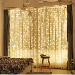 Коледни LED светлини тип завеса