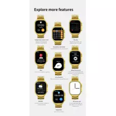 2 в 1 смарт часовник C9 ultra max, 2.02-инча, с двойна каишка 2 в 1 смарт часовник C9 ultra max, 2.02-инча, с двойна каишка