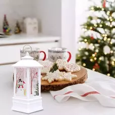 Декоративен LED коледен фенер Декоративен LED коледен фенер