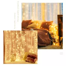 Коледни LED светлини - завеса Коледни LED светлини - завеса