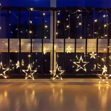 Коледни звезди с LED светлини Коледни звезди с LED светлини