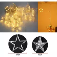 Коледни звезди с LED светлини Коледни звезди с LED светлини