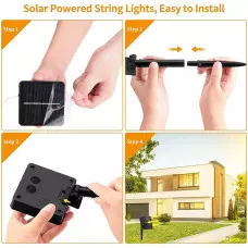 22м. Соларни LED Коледни светлини 22м. Соларни LED Коледни светлини