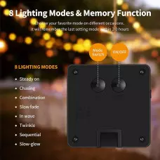 22м. Соларни LED Коледни светлини 22м. Соларни LED Коледни светлини