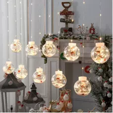 Коледни топки с LED светлини Коледни топки с LED светлини