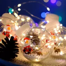 Коледни топки с LED светлини Коледни топки с LED светлини