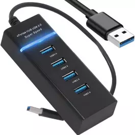 Adaptor USB 3.0 cu 4 porturi