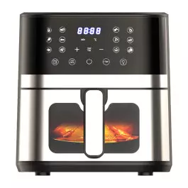 8 литра XXXL Неръждаемa Стомана Еър Фраер, 2400 W, 12 функции за готвене	