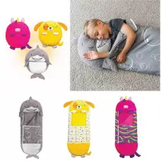 Детски спален чувал с възглавница – еднорог или акула