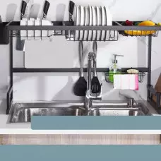 Кухненски органайзер за мивка, сушилник за чинии, чаши, прибори, плодове, регулируема поставка Кухненски органайзер за мивка, сушилник за чинии, чаши, прибори, плодове, регулируема поставка