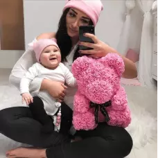 Мече от рози 25 см. Мече от рози 25 см.