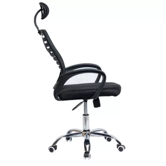 Луксозен ергономичен офис стол с облегалка за главата и люлеене, дишащи облегалка и седалка, амортисьор, въртящ се - 3116